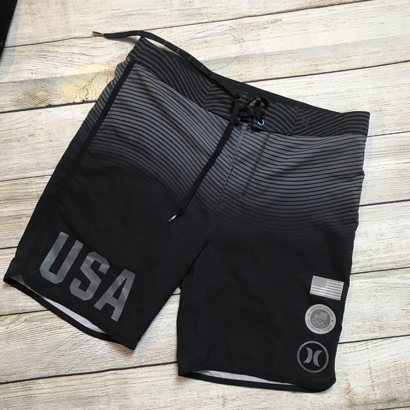 hurley usa swim trunks
